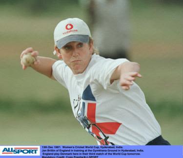 Jan Brittin at practice, Hyderabad