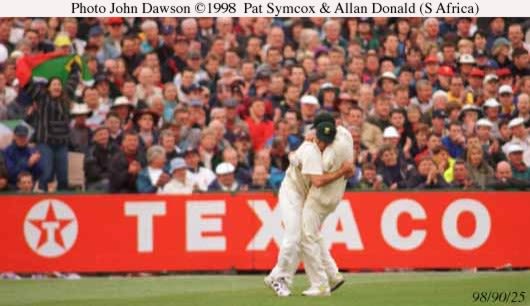 Donald and Symcox collide