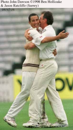 Ben takes a wicket