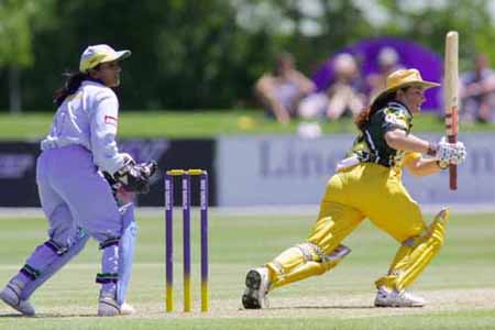 Broadbent sets off in the pursuit of runs