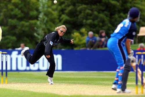 New Zealand bowler Catherine Campbell