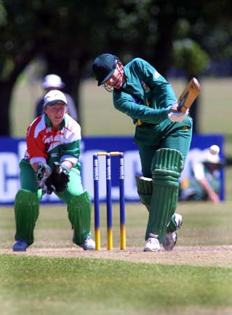 Olivier batting her way to a century