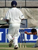 Mushfiqur Rahman runs out Gautam Gambhir