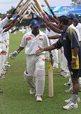 Romesh Kaulwitharana after his final innings